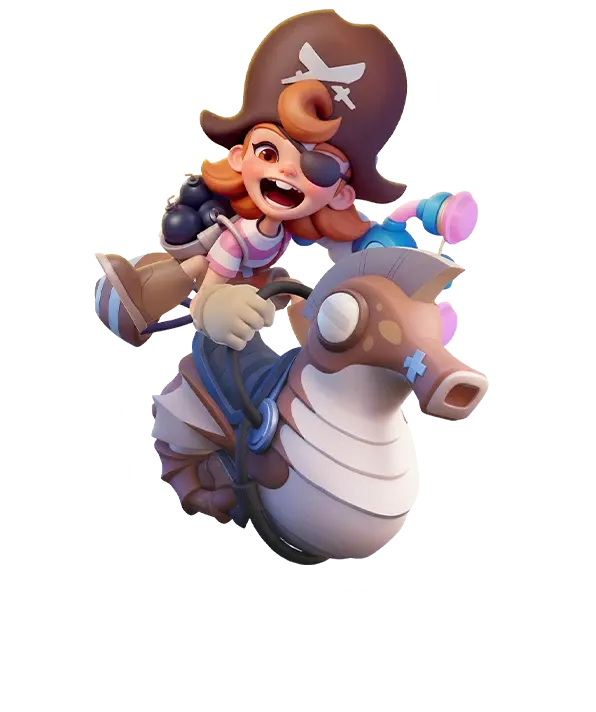Knotty hero art